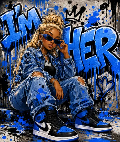I'm Her, graphic design by Coach Gizmo