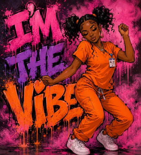 I'm The Vibe graphic design by Coach Gizmo